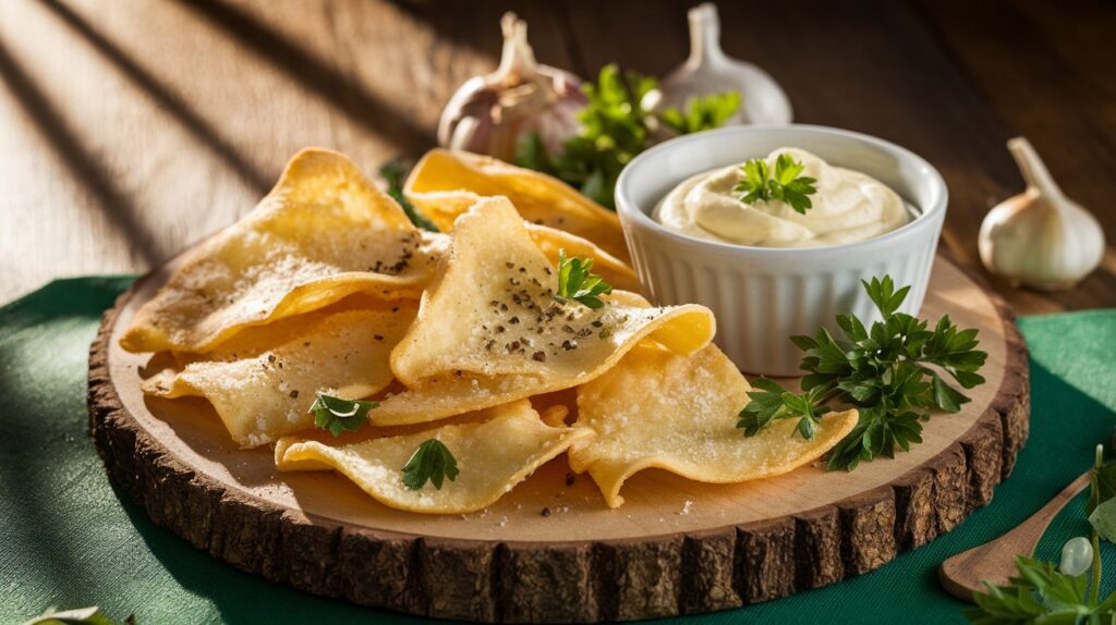 Crispy Parmesan Chips 🧀: The Perfect Snack for Any Occasion